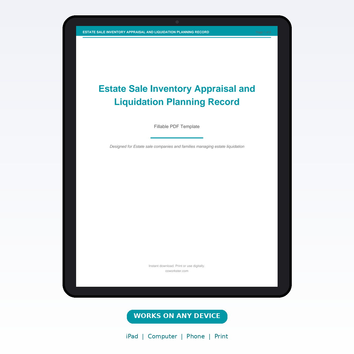 Estate Sale Inventory Appraisal and Liquidation Planning Record - Image 7