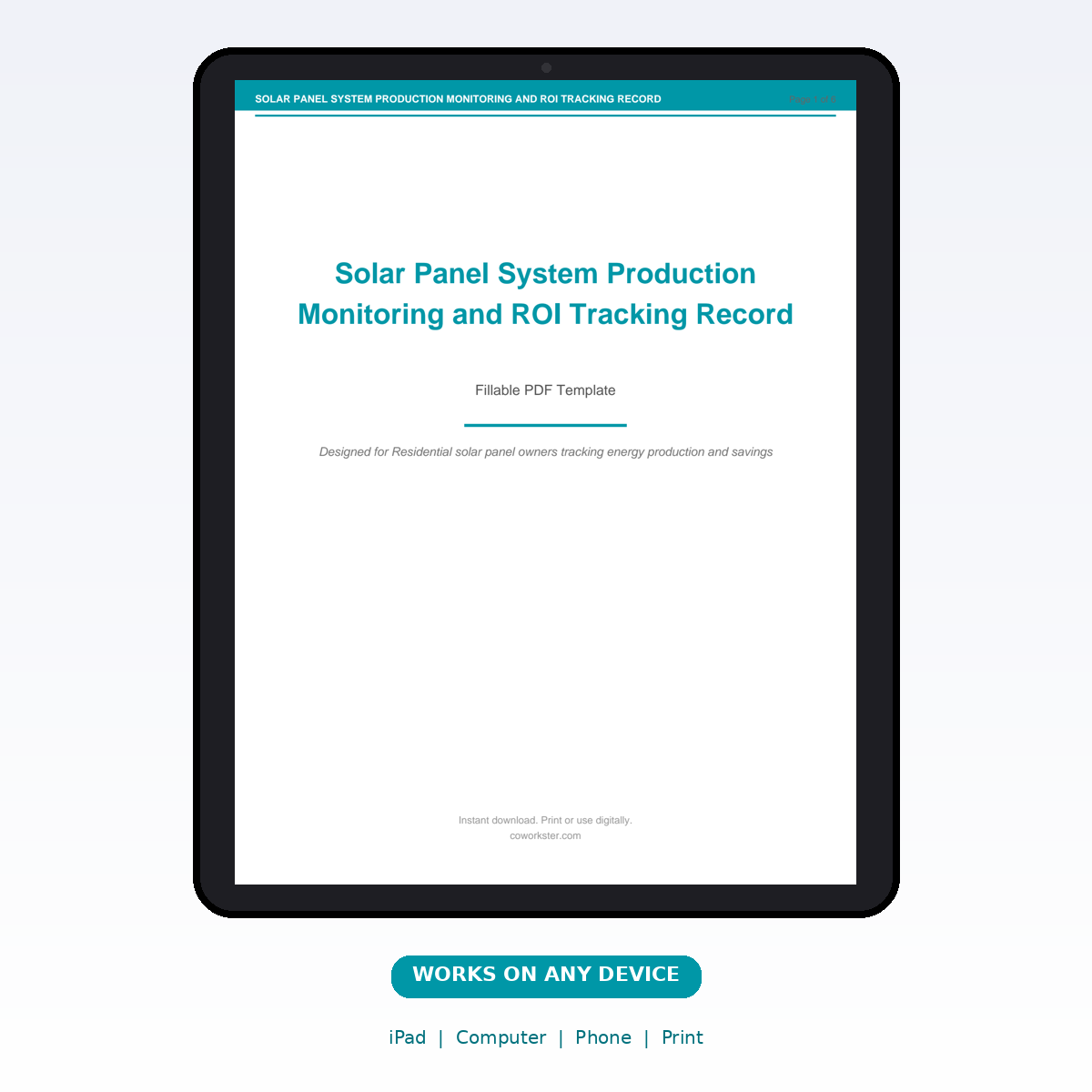 Solar Panel System Production Monitoring and ROI Tracking Record - Image 7