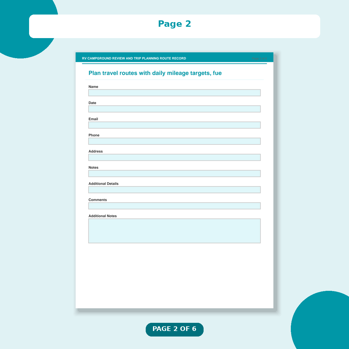 RV Campground Review and Trip Planning Route Record - Image 3