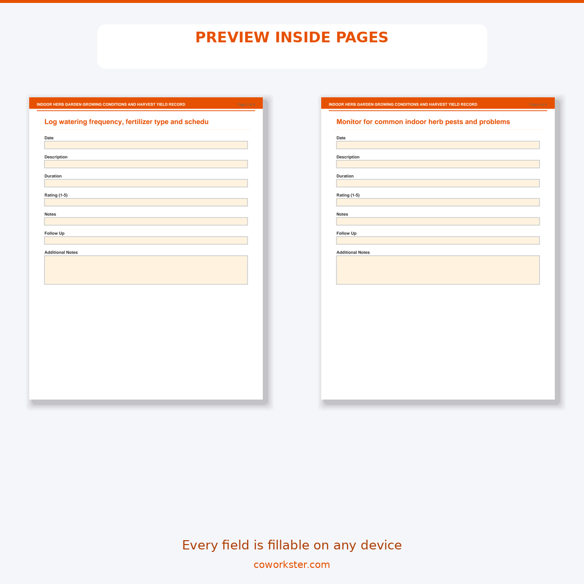 Indoor Herb Garden Growing Conditions and Harvest Yield Record - Image 6