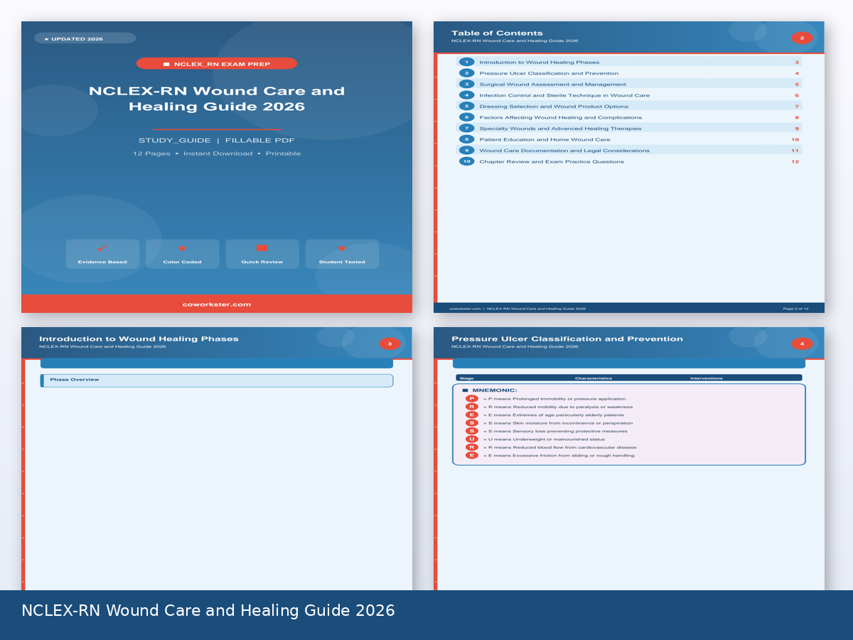 NCLEX-RN Wound Care and Healing Guide 2026 - Image 2