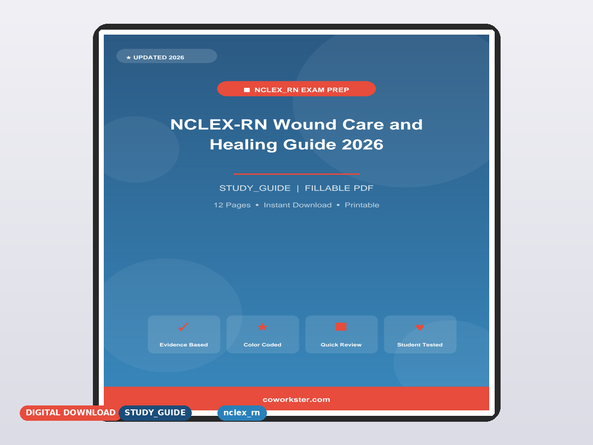 NCLEX-RN Wound Care and Healing Guide 2026