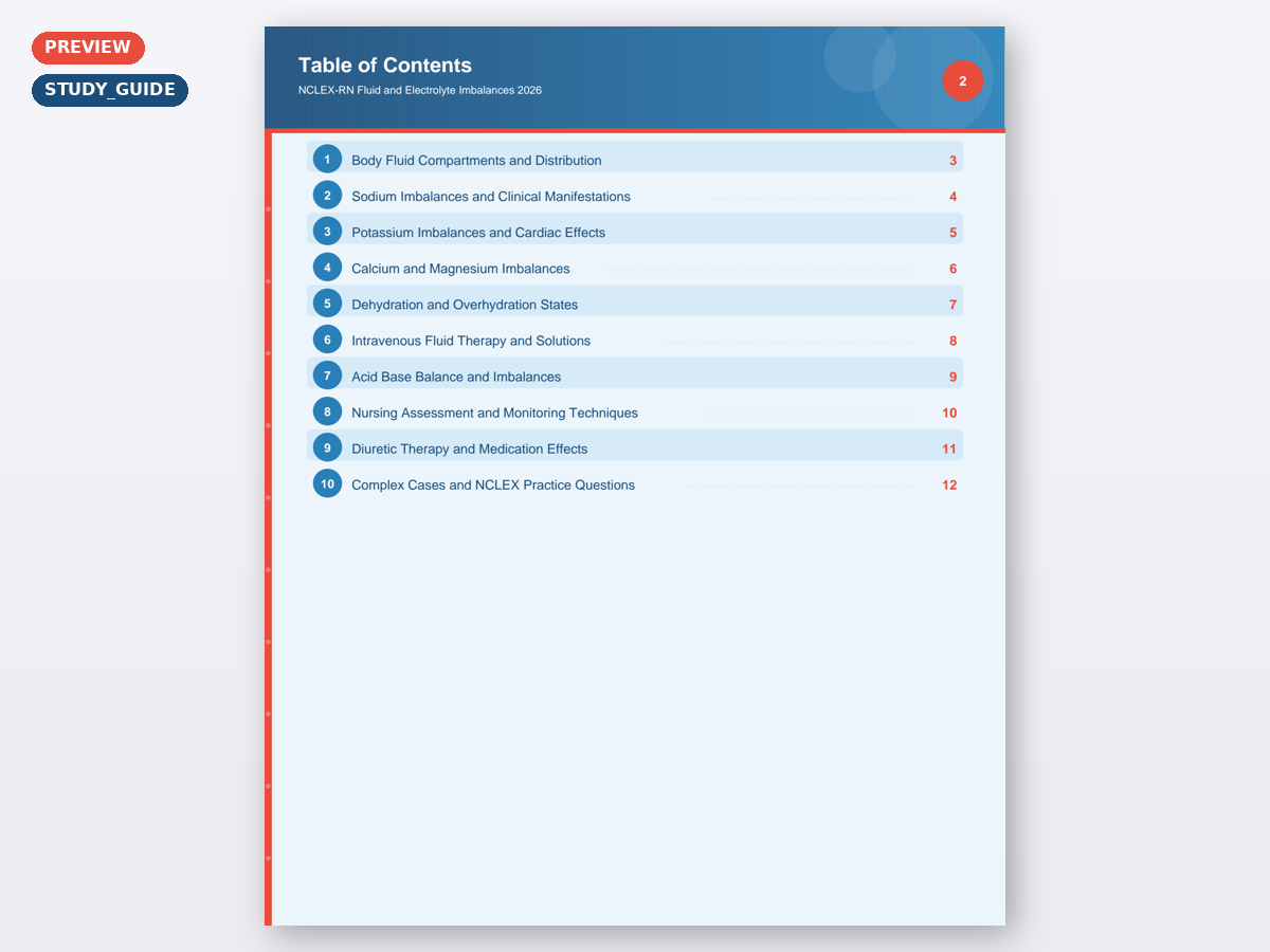 NCLEX-RN Fluid and Electrolyte Imbalances 2026 - Image 4