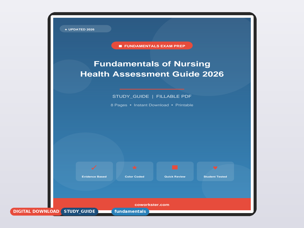 Fundamentals of Nursing Health Assessment Guide 2026