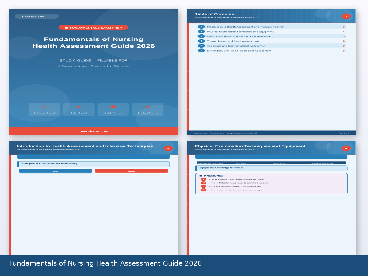 Fundamentals of Nursing Health Assessment Guide 2026 - Image 2