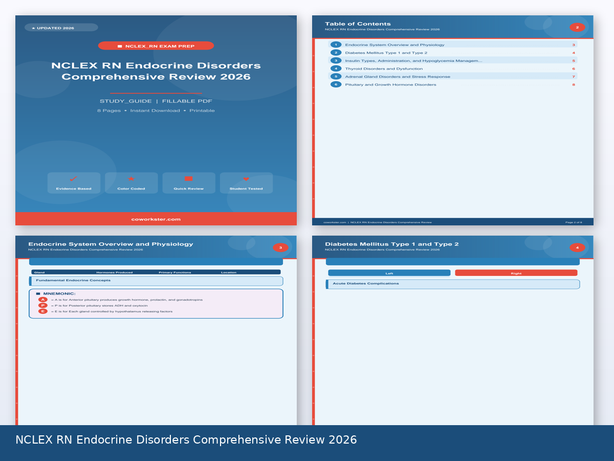 NCLEX RN Endocrine Disorders Comprehensive Review 2026 - Image 3
