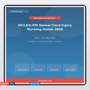 NCLEX-RN Spinal Cord Injury Nursing Guide 2026
