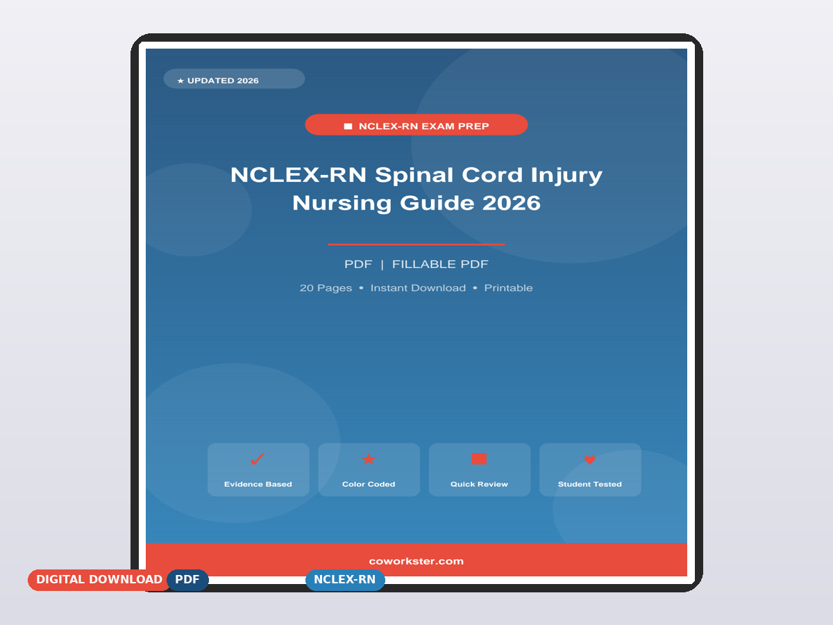 NCLEX-RN Spinal Cord Injury Nursing Guide 2026 - Image 2