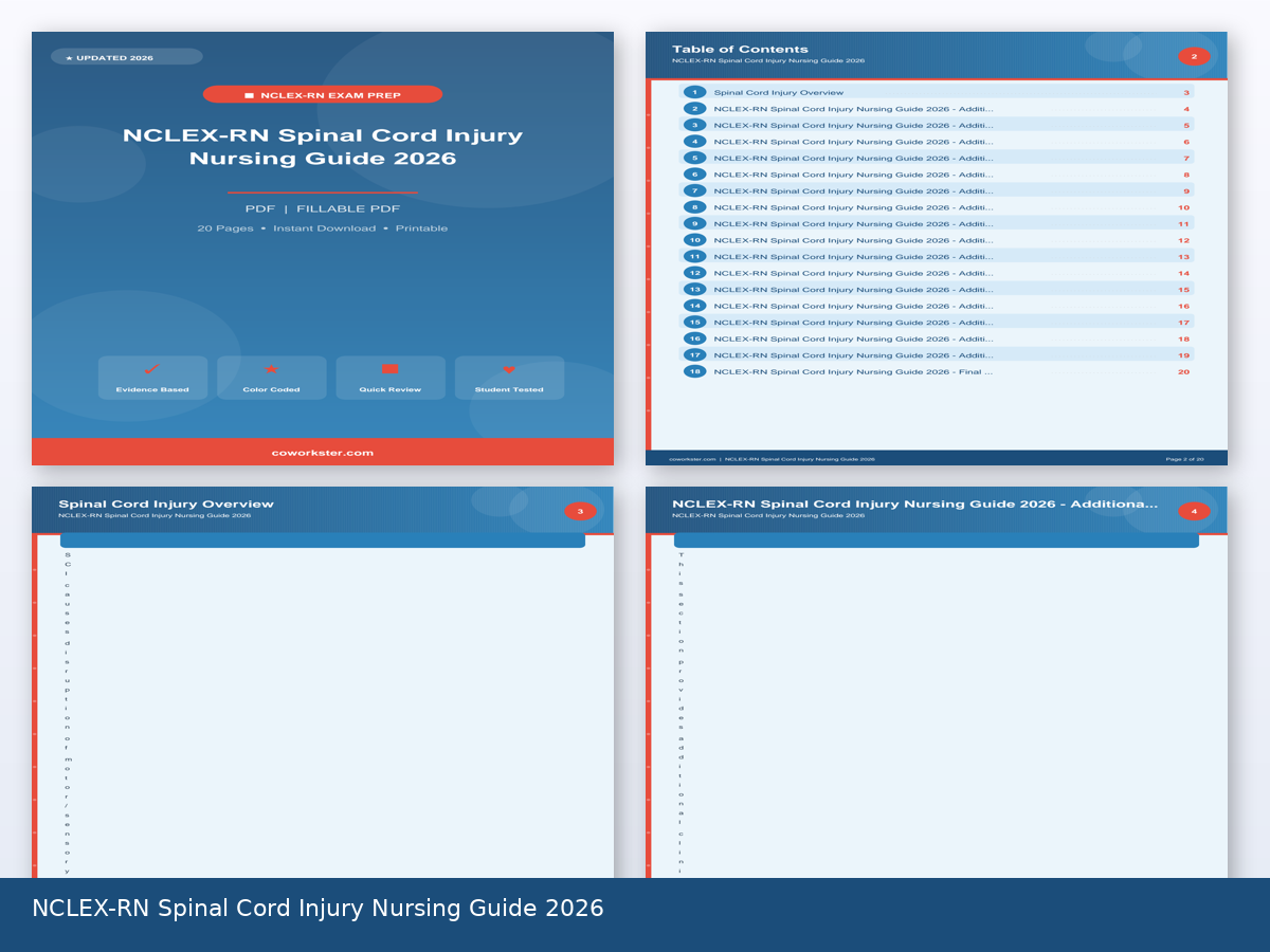 NCLEX-RN Spinal Cord Injury Nursing Guide 2026 - Image 3