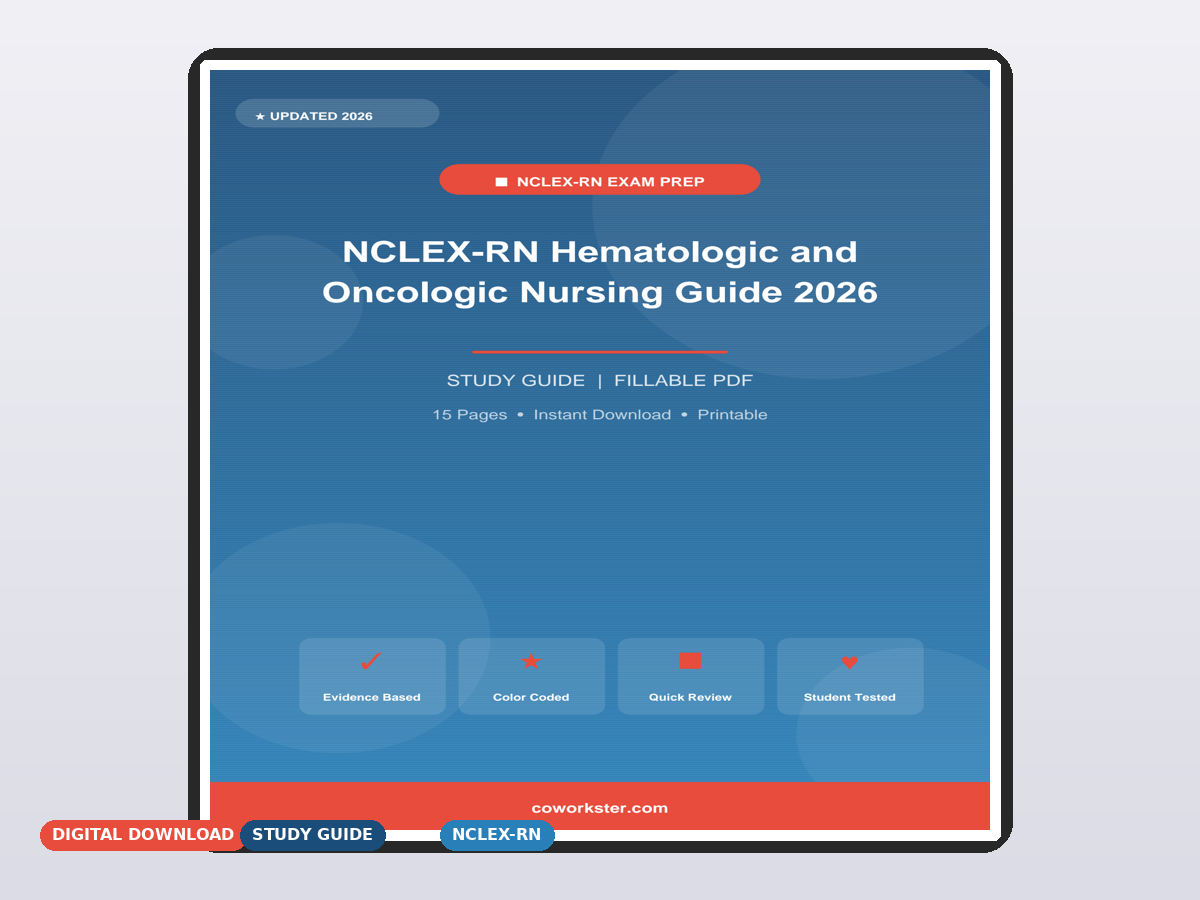 NCLEX-RN Hematologic and Oncologic Nursing Guide 2026 - Image 2