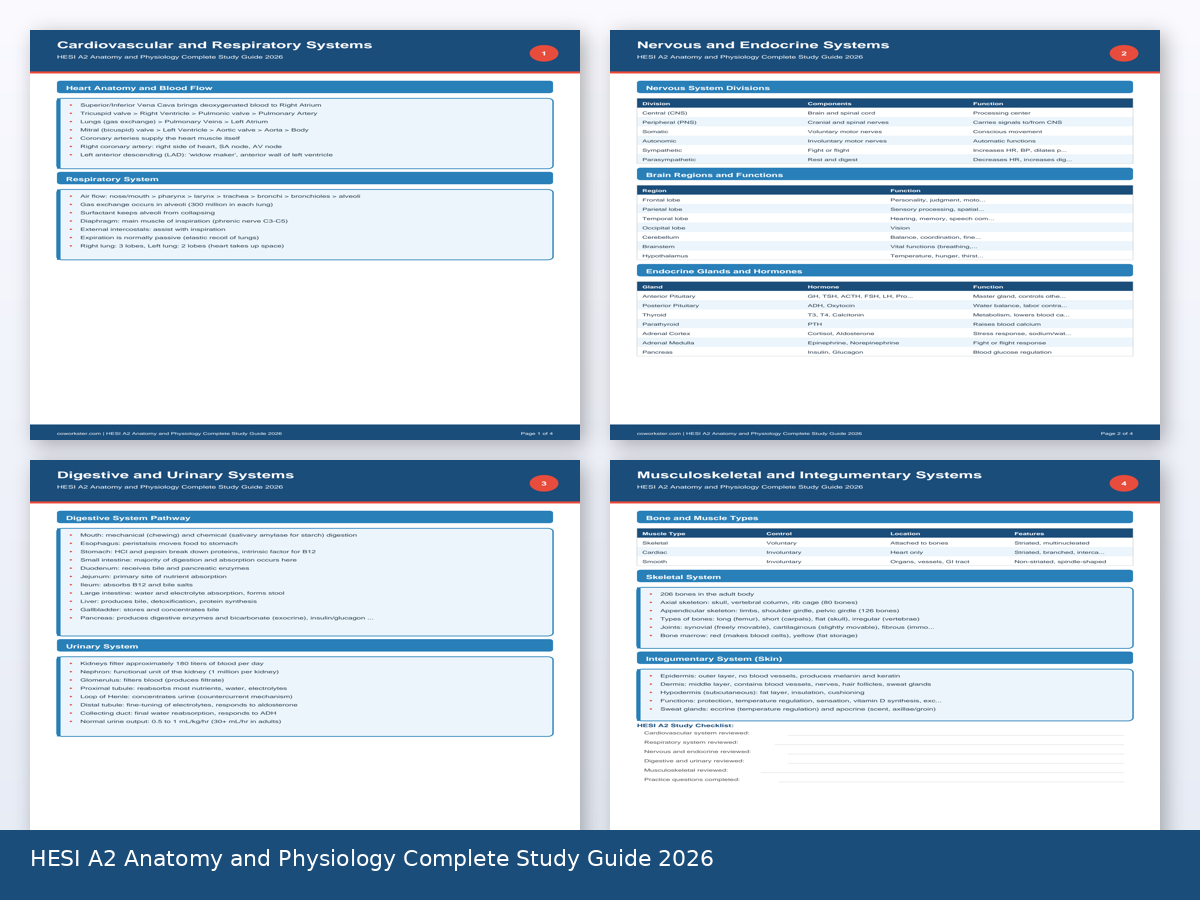 HESI A2 Anatomy and Physiology Complete Study Guide 2026 - Image 2