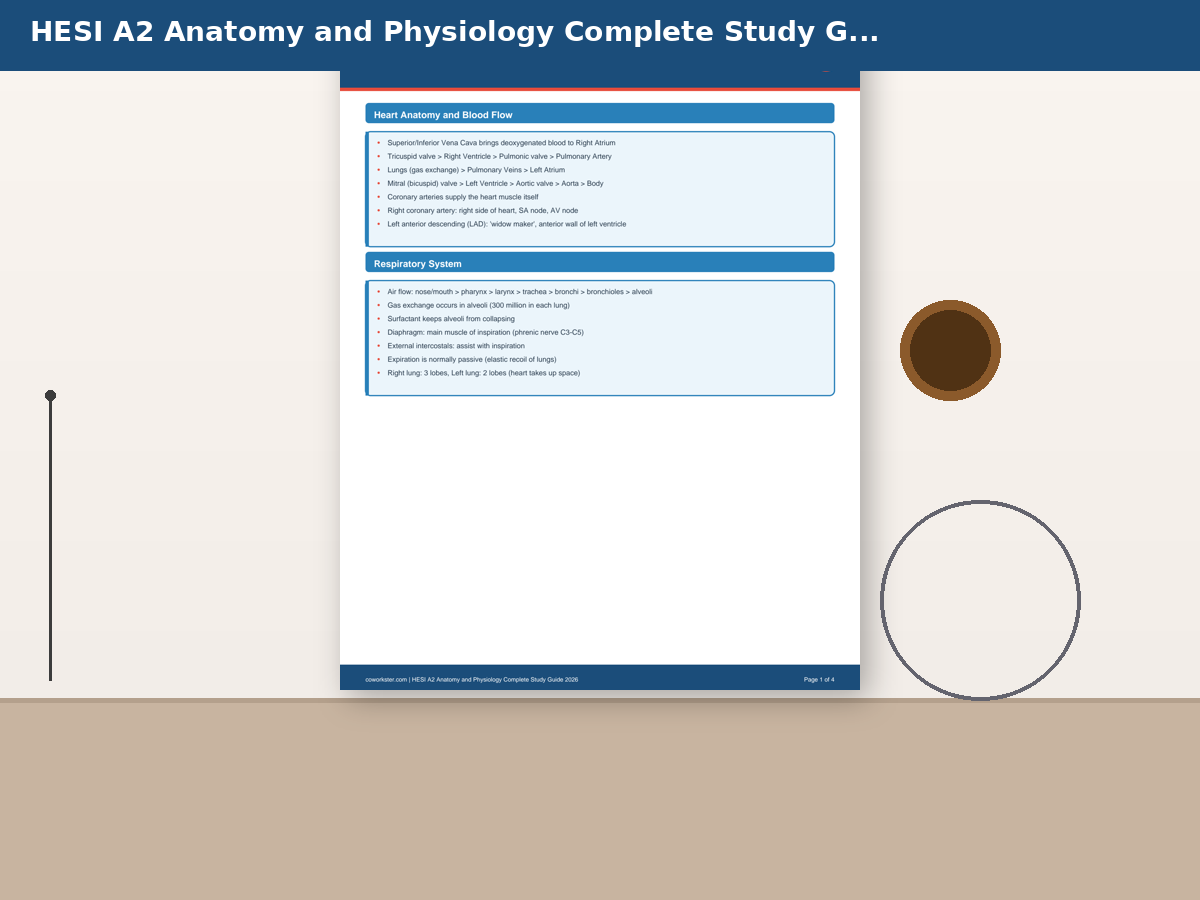 HESI A2 Anatomy and Physiology Complete Study Guide 2026 - Image 5