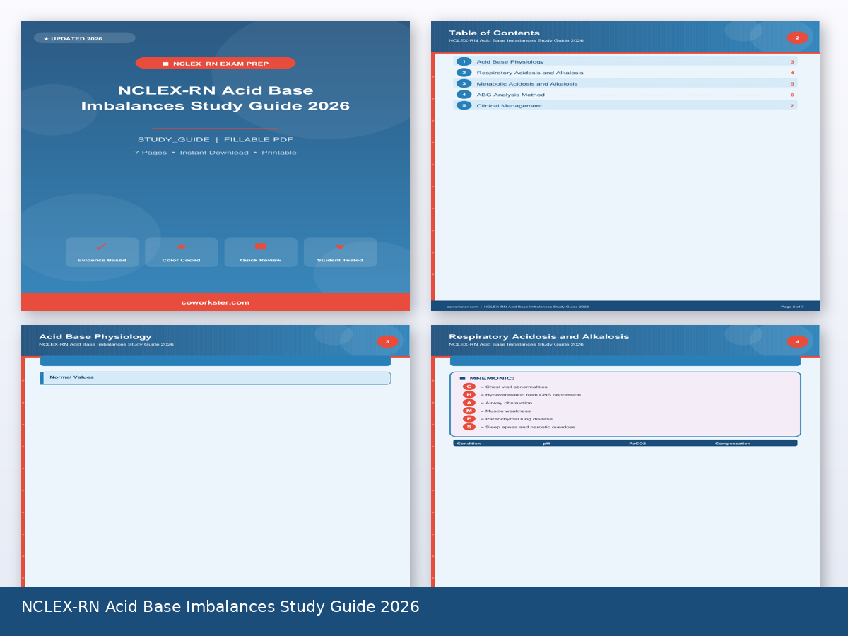 NCLEX-RN Acid Base Imbalances Study Guide 2026 - Image 3