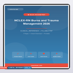 NCLEX-RN Burns and Trauma Management 2026