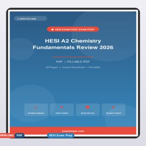 HESI A2 Chemistry Fundamentals Review 2026