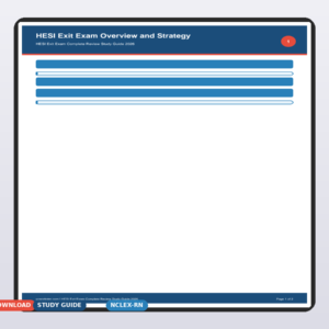 HESI Exit Exam Complete Review Study Guide 2026