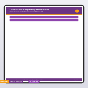 Nursing Drug Cards Top 50 Medications Complete Reference 2026