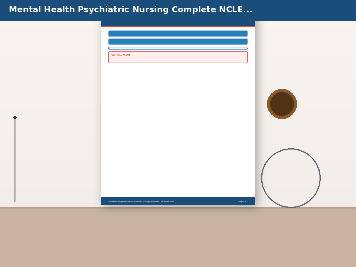 Mental Health Psychiatric Nursing Complete NCLEX Review 2026 - Image 6