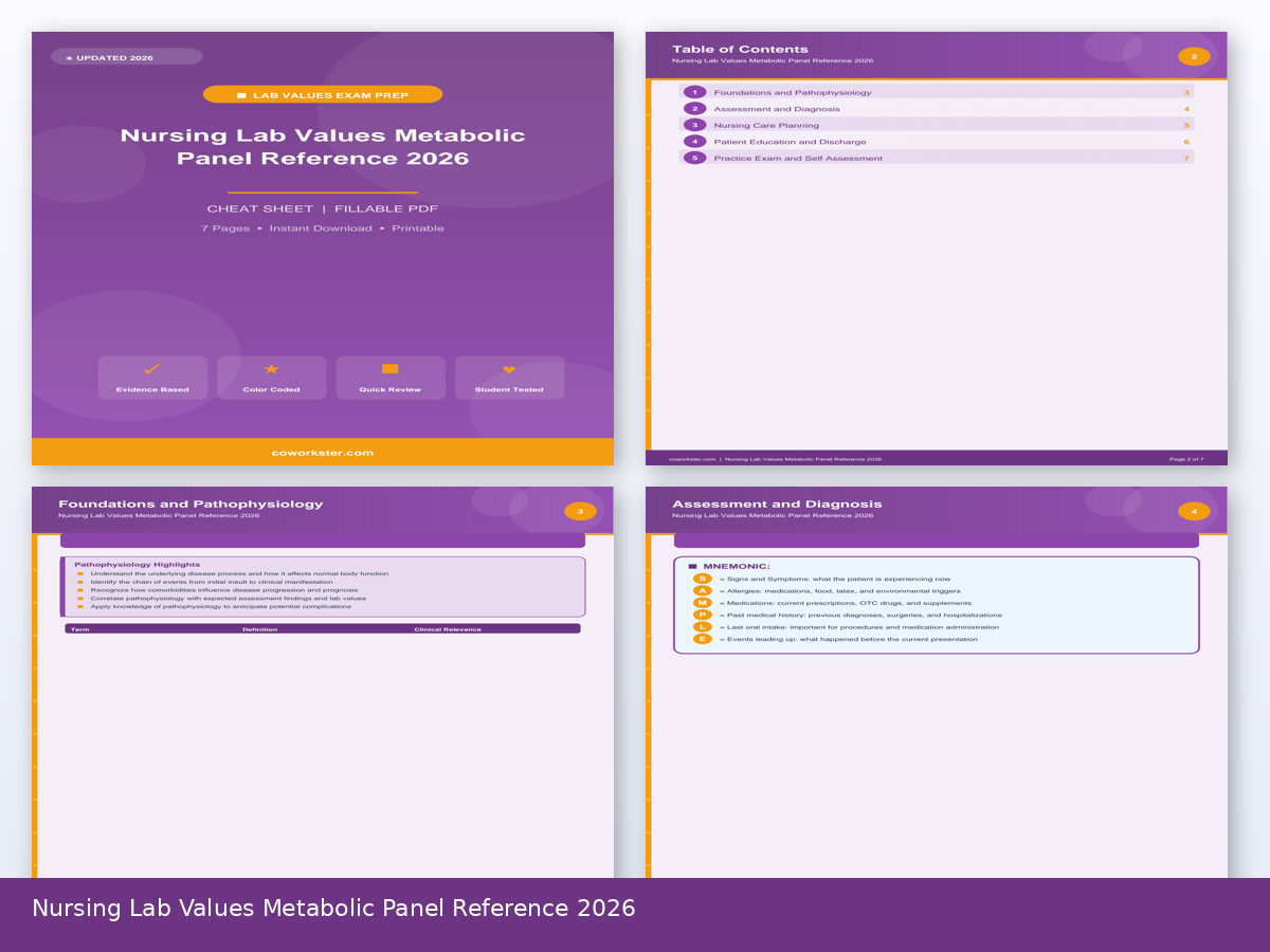 Nursing Lab Values Metabolic Panel Reference 2026 - Image 2