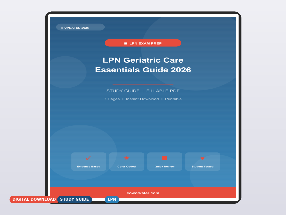 LPN Geriatric Care Essentials Guide 2026 - Image 2