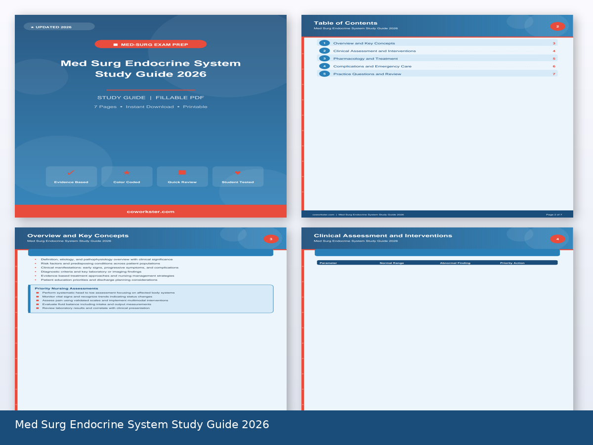 Med Surg Endocrine System Study Guide 2026 - Image 2