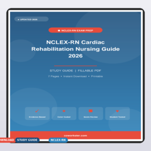 NCLEX-RN Cardiac Rehabilitation Nursing Guide 2026
