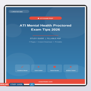 ATI Mental Health Proctored Exam Tips 2026
