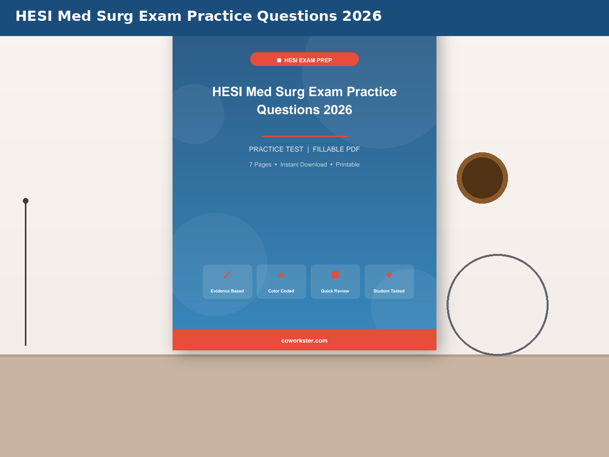 HESI Med Surg Exam Practice Questions 2026 - Image 5