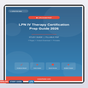 LPN IV Therapy Certification Prep Guide 2026