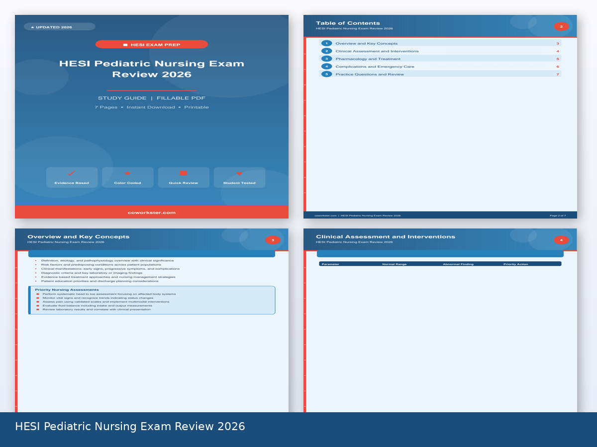 HESI Pediatric Nursing Exam Review 2026 - Image 2
