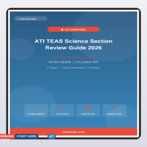 ATI TEAS Science Section Review Guide 2026