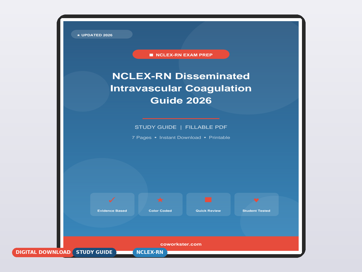 NCLEX-RN Disseminated Intravascular Coagulation Guide 2026