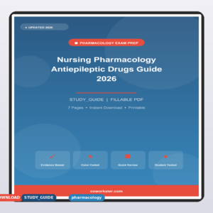 Nursing Pharmacology Antiepileptic Drugs Guide 2026