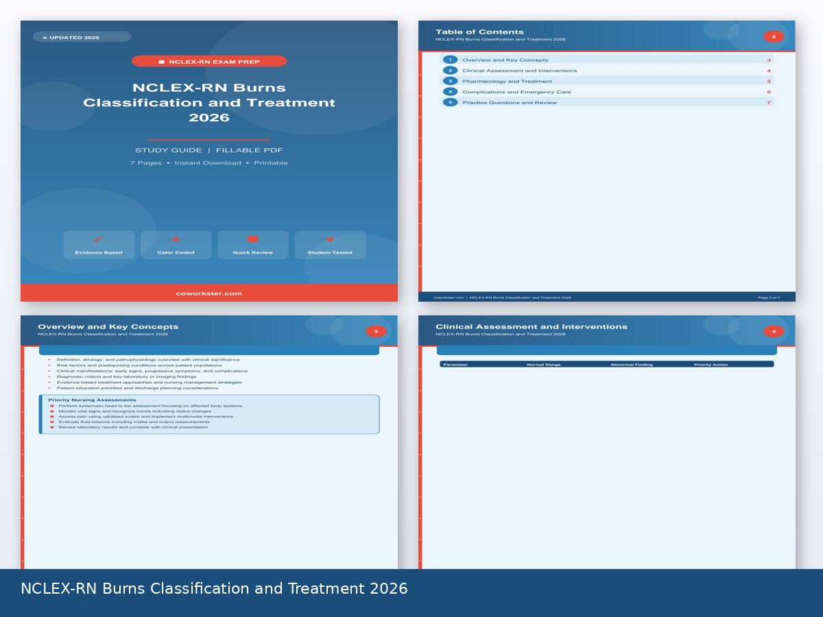 NCLEX-RN Burns Classification and Treatment 2026 - Image 3