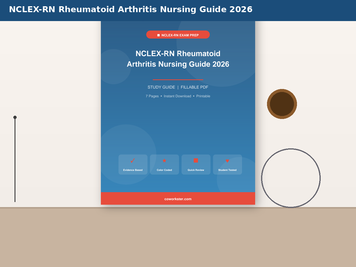 NCLEX-RN Rheumatoid Arthritis Nursing Guide 2026 - Image 6