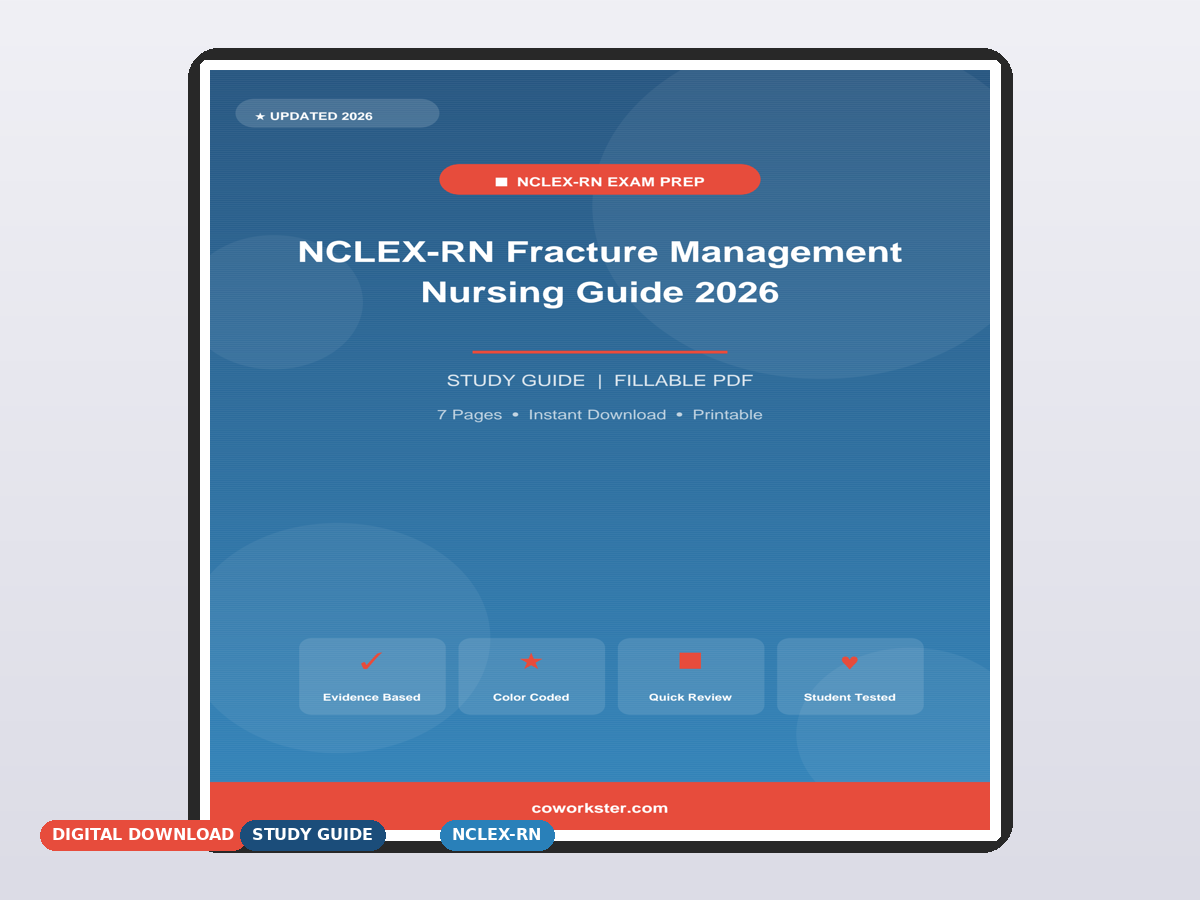 NCLEX-RN Fracture Management Nursing Guide 2026 - Image 2