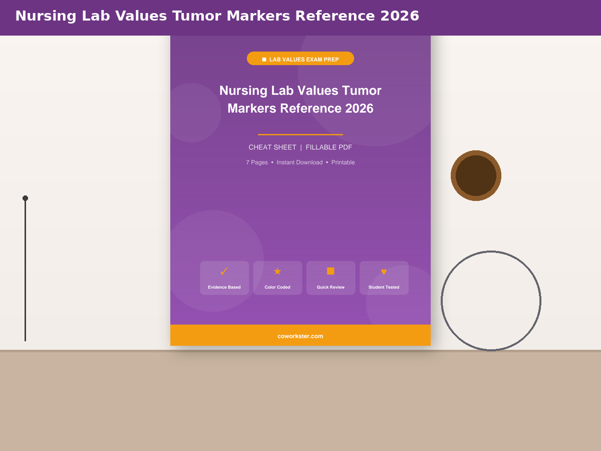 Nursing Lab Values Tumor Markers Reference 2026 - Image 5