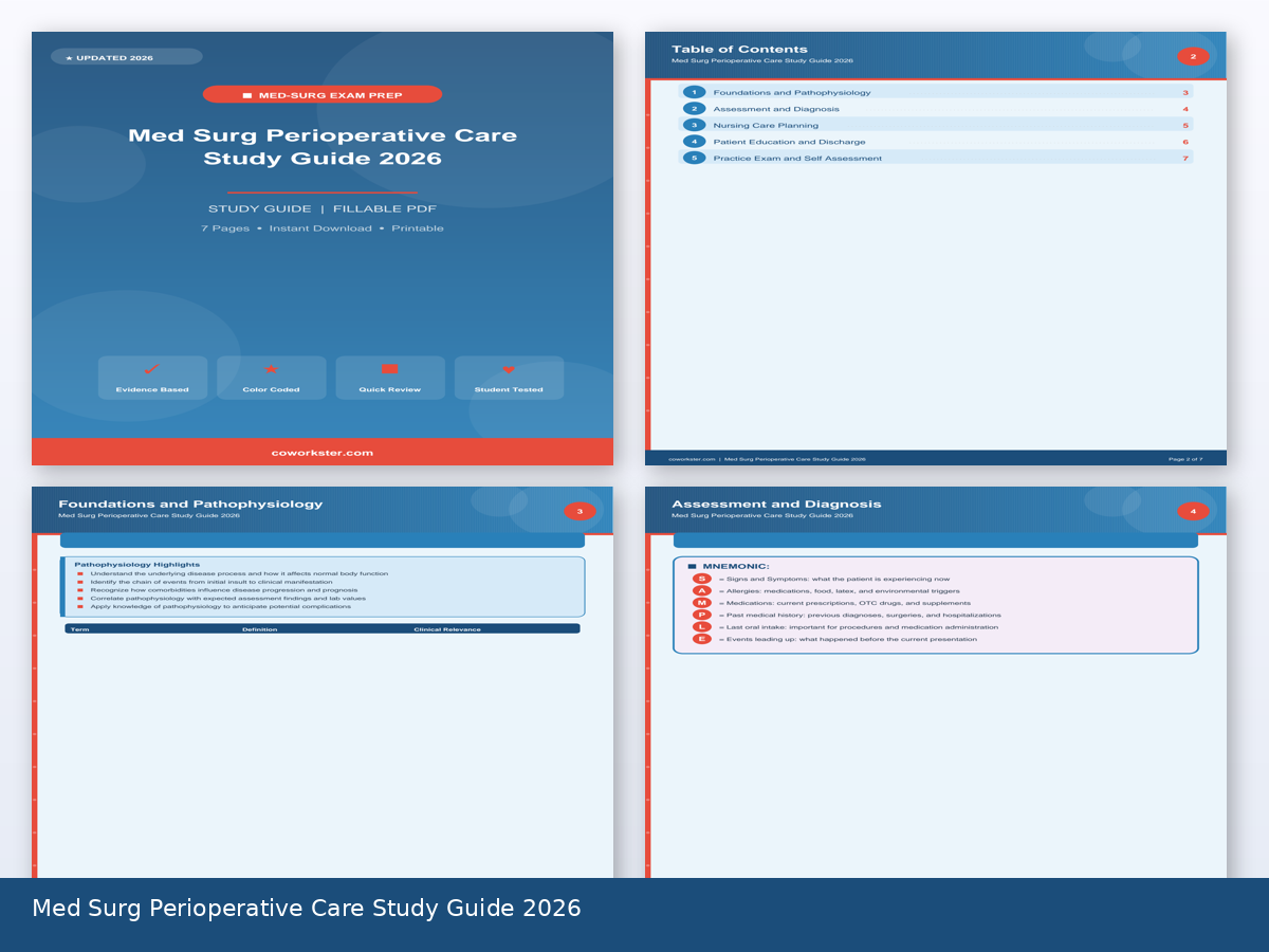 Med Surg Perioperative Care Study Guide 2026 - Image 3