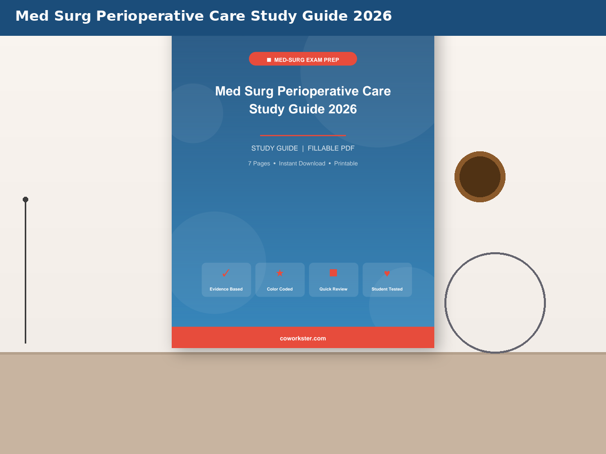 Med Surg Perioperative Care Study Guide 2026 - Image 6