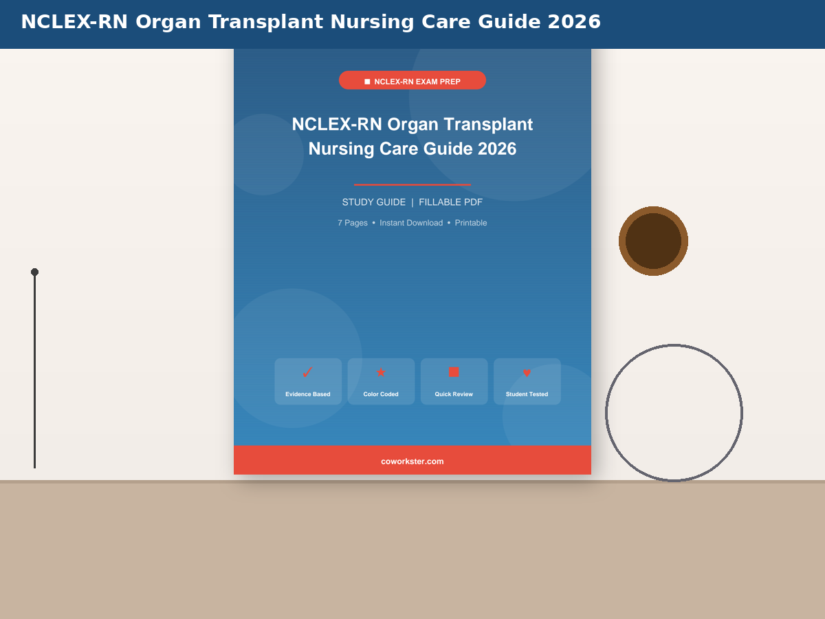 NCLEX-RN Organ Transplant Nursing Care Guide 2026 - Image 5