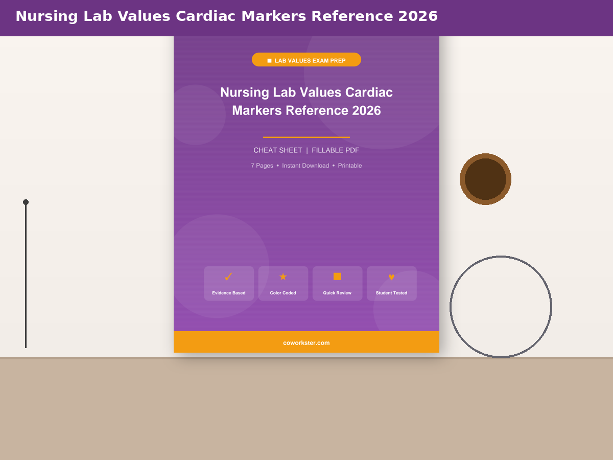 Nursing Lab Values Cardiac Markers Reference 2026 - Image 6