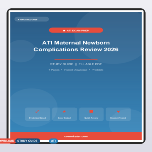 ATI Maternal Newborn Complications Review 2026