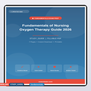 Fundamentals of Nursing Oxygen Therapy Guide 2026