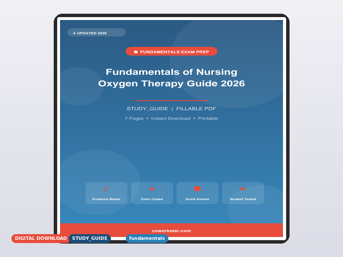 Fundamentals of Nursing Oxygen Therapy Guide 2026 - Image 2
