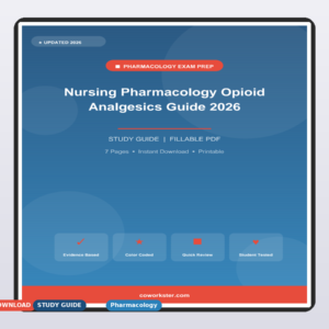Nursing Pharmacology Opioid Analgesics Guide 2026