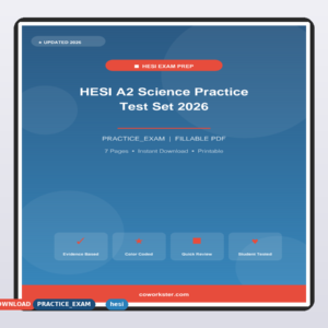 HESI A2 Science Practice Test Set 2026