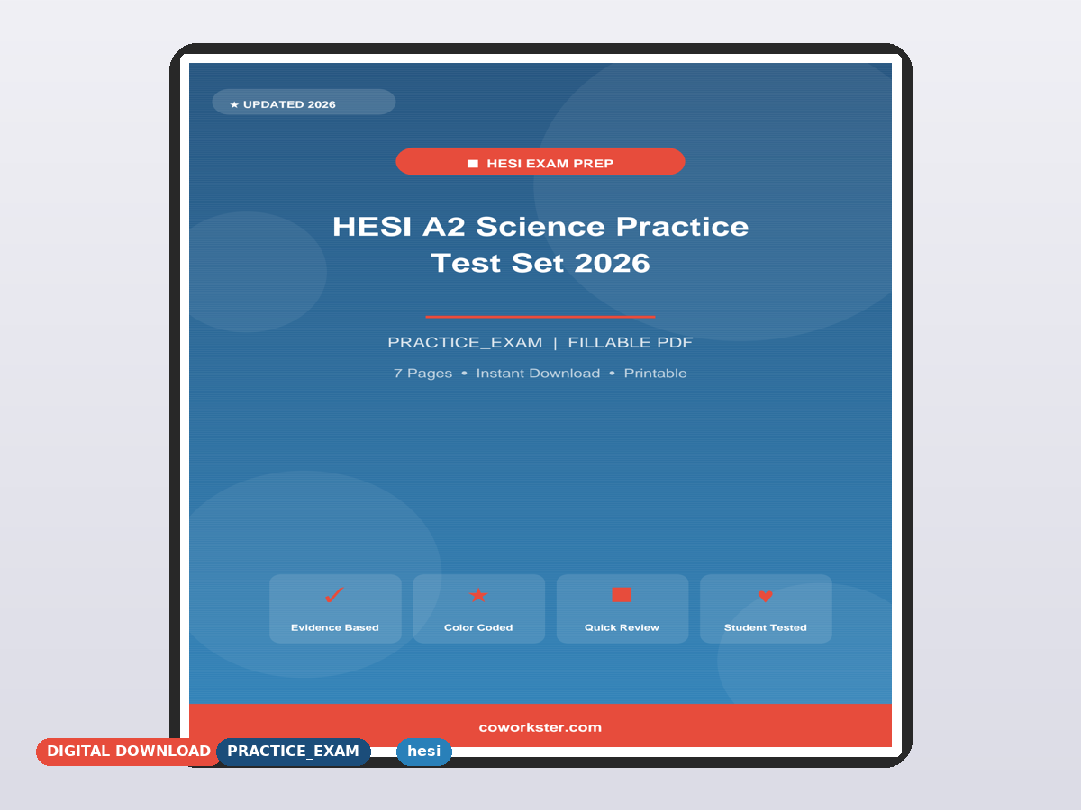 HESI A2 Science Practice Test Set 2026 - Image 2