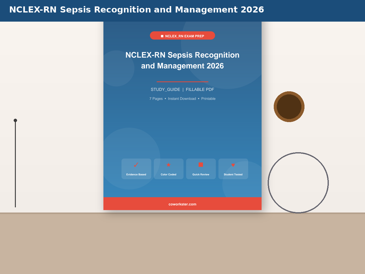 NCLEX-RN Sepsis Recognition and Management 2026 - Image 5