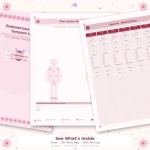 Ovulation & Hormone Cycle Tracking Journal – Printable PDF | Fertility Tracker, BBT Log & Cervical Mucus Chart