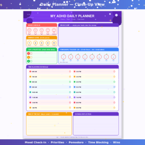 Homeschool Planner & Curriculum Tracker – Printable PDF | Lesson Plans, Attendance Log & Progress Report